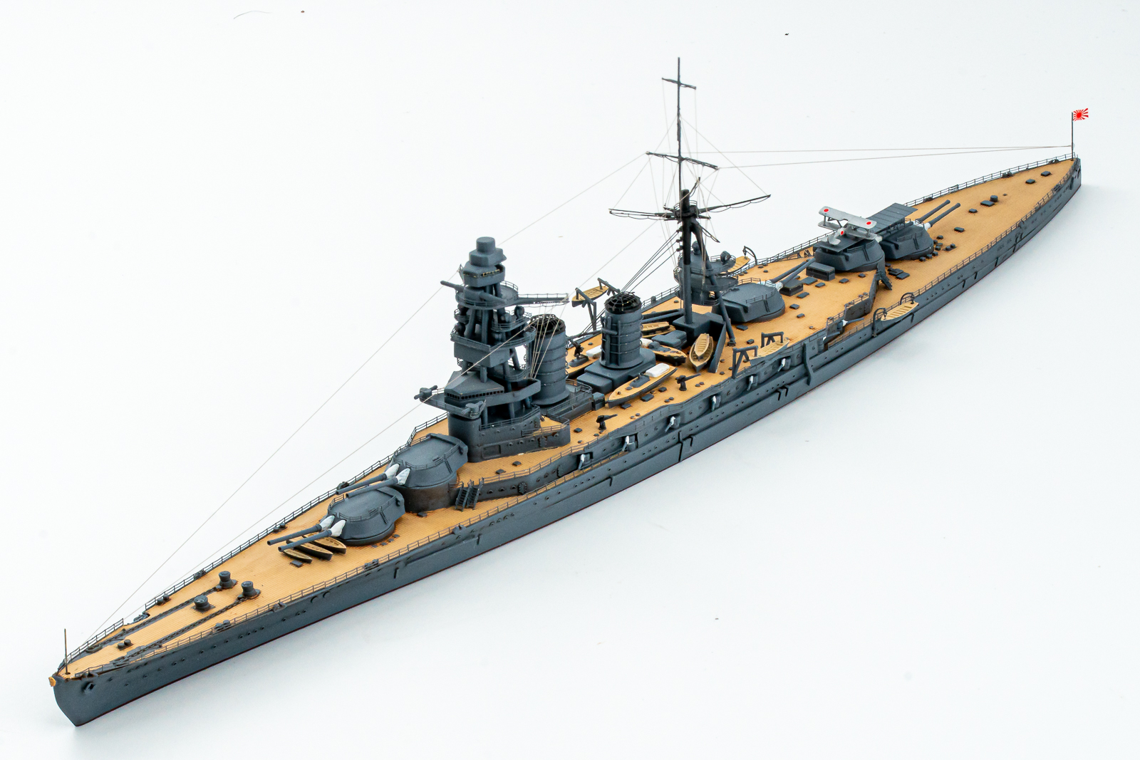 フジミの1/700 巡洋戦艦　天城の完成品　１