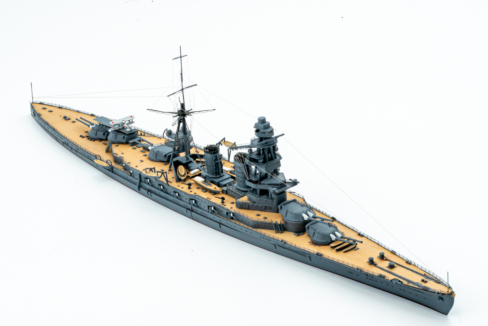 フジミの1/700 巡洋戦艦　天城の完成品 3