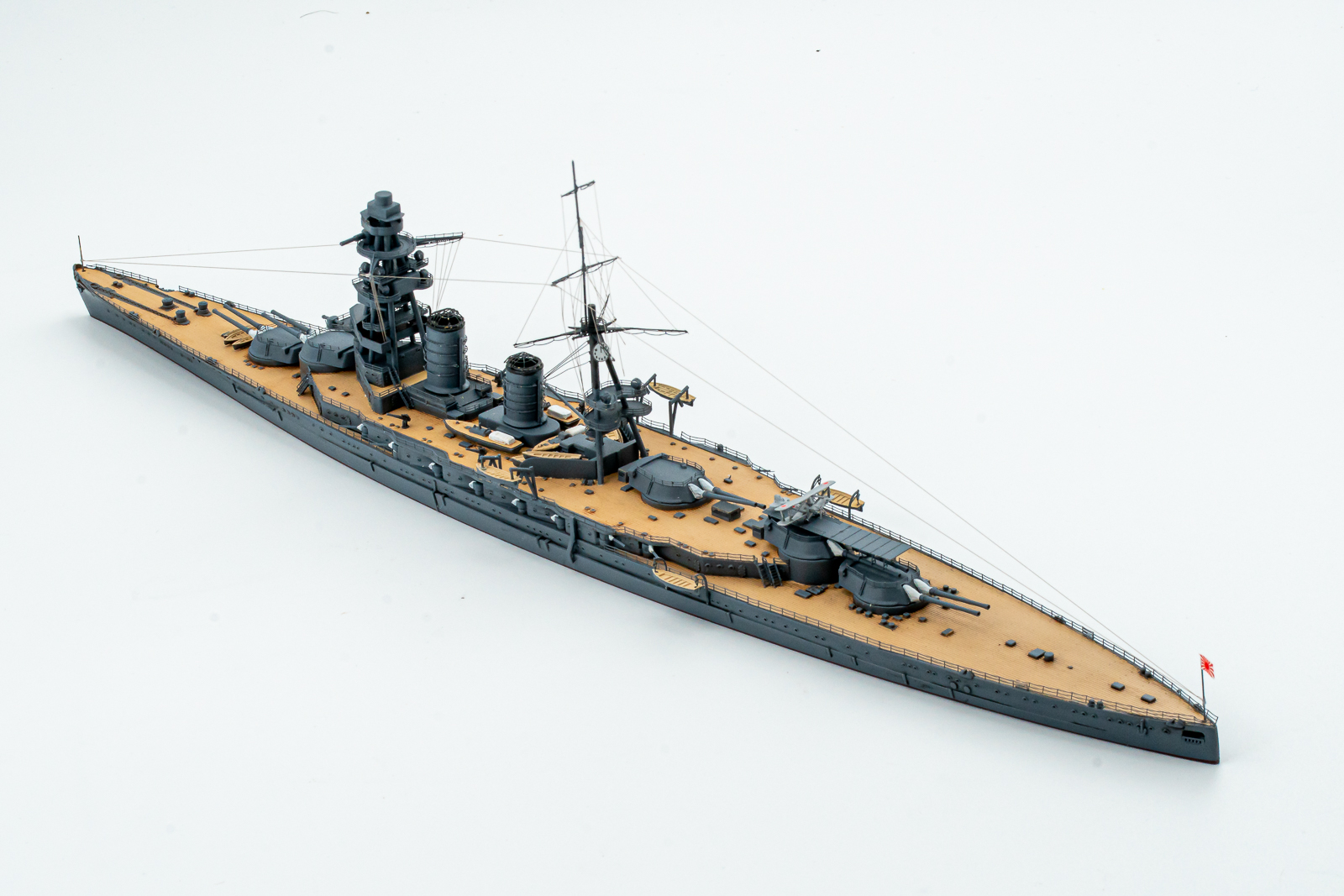 フジミの1/700 巡洋戦艦　天城の完成品 4
