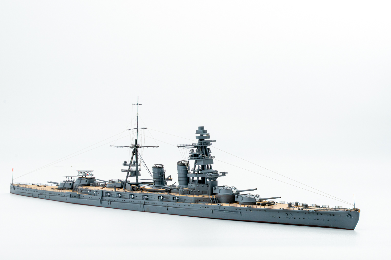 フジミの1/700 巡洋戦艦　天城の完成品 5