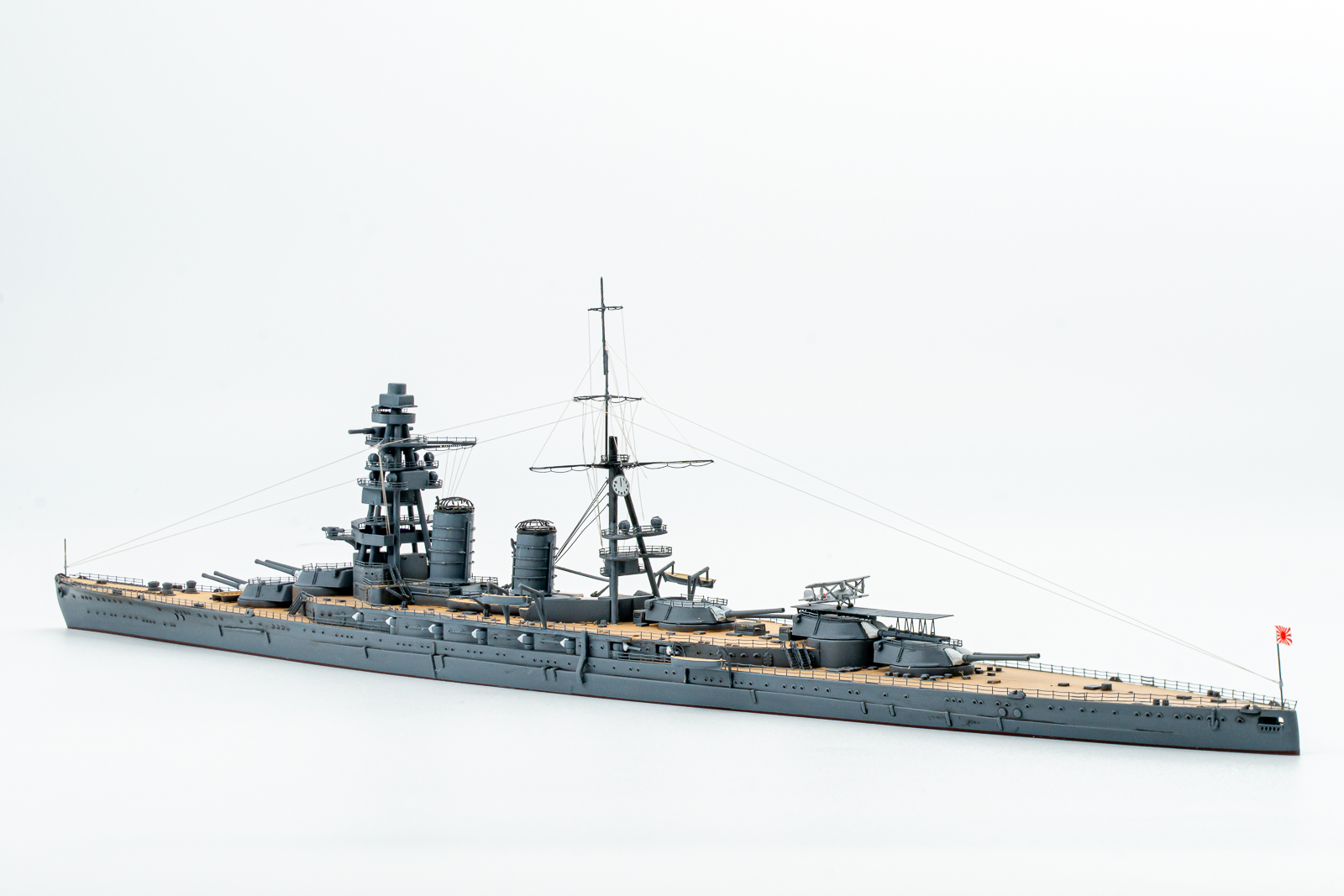 フジミの1/700 巡洋戦艦　天城の完成品 6