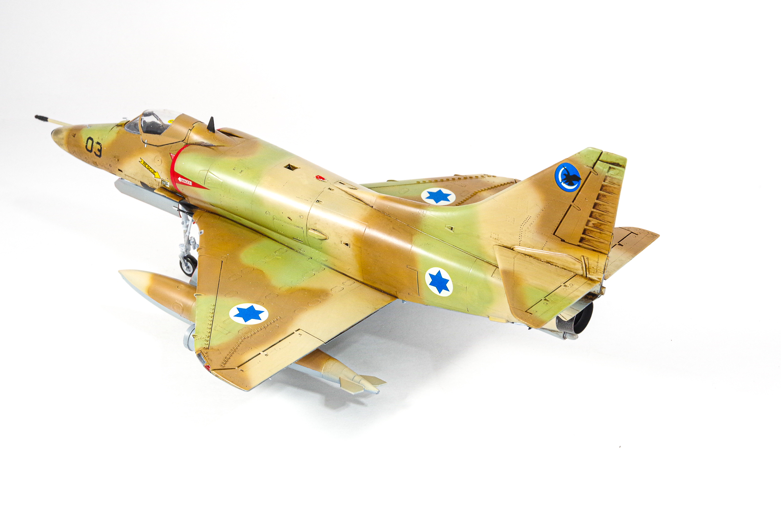 ハセガワ 1/48 A-4H スカイホーク イスラエル HASEGAWA IAF 完成品