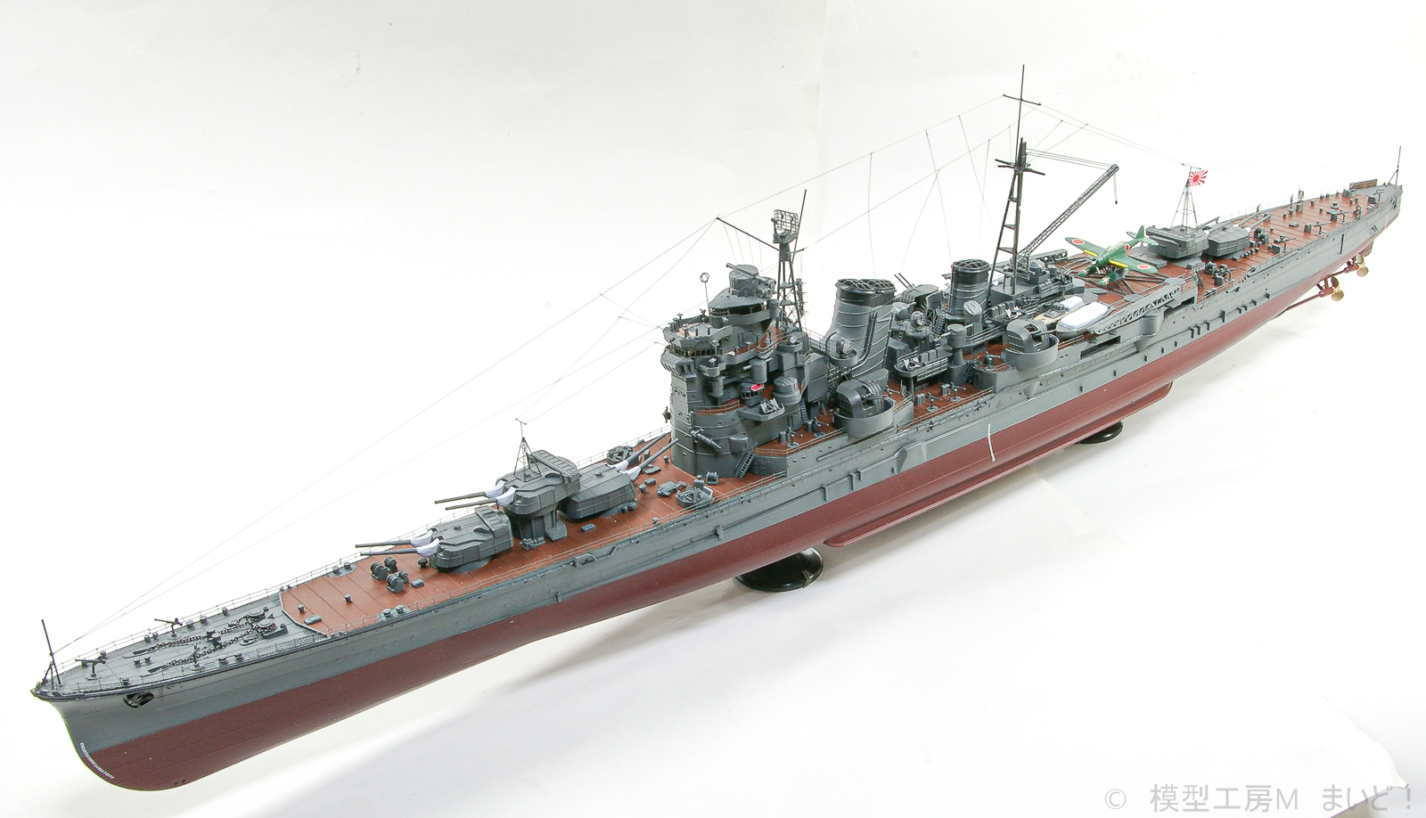 アオシマ 1/350 日本海軍重巡洋艦「足柄」 完成 AOSHIMA ASHIGARA