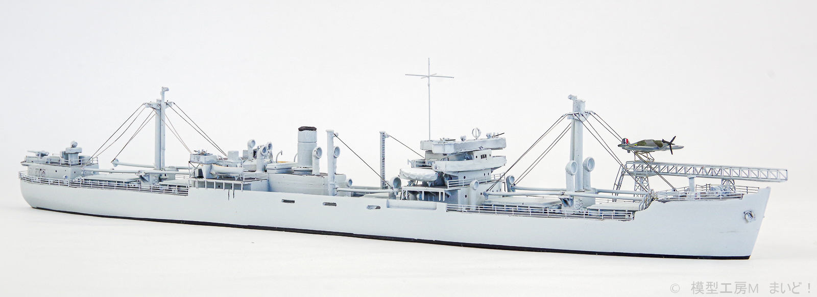 NIKOモデル 1/700 イギリス海軍 CAMシップ エンパイア 完成品