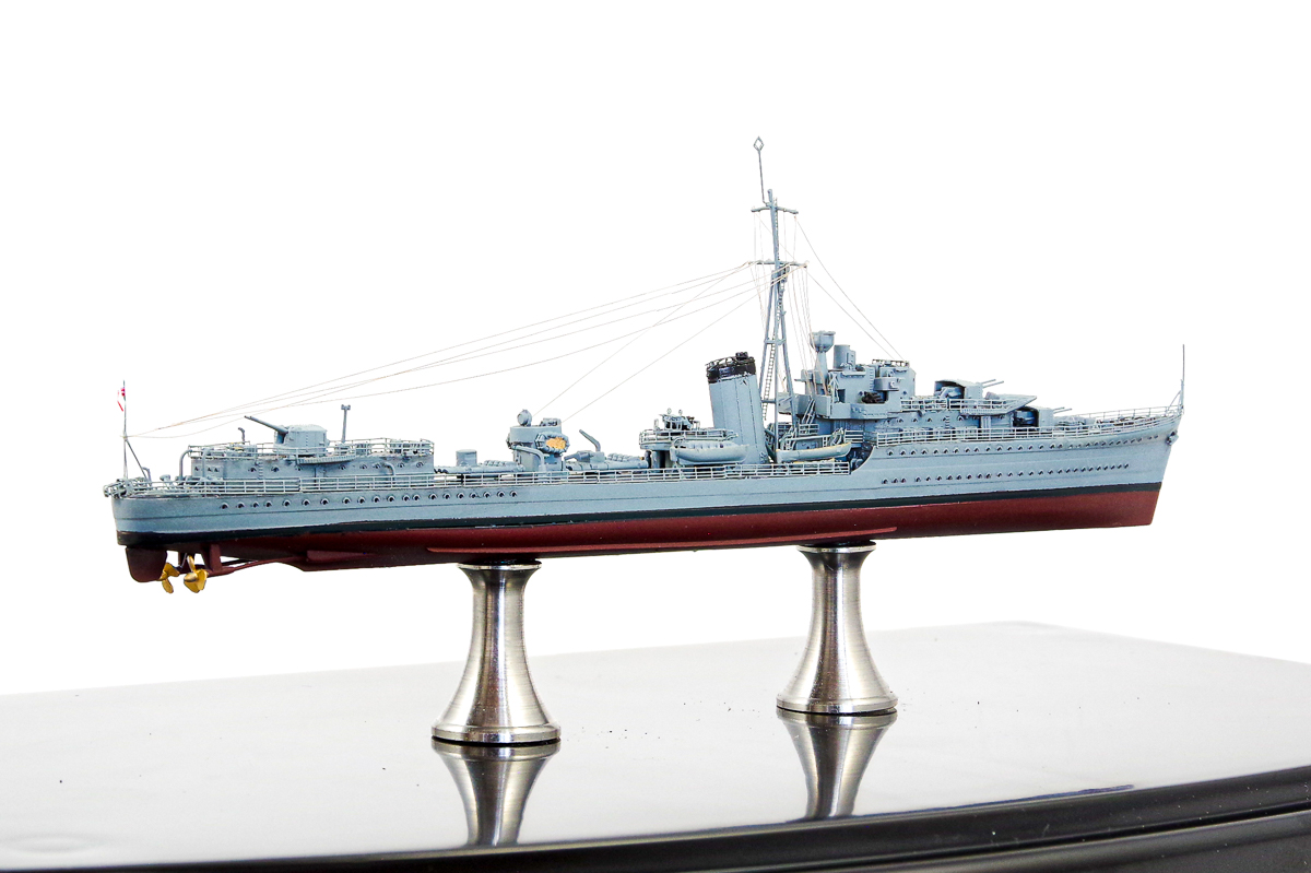 フライホーク　1/700 イギリス海軍　駆逐艦　ケリー　プラモデル　完成品