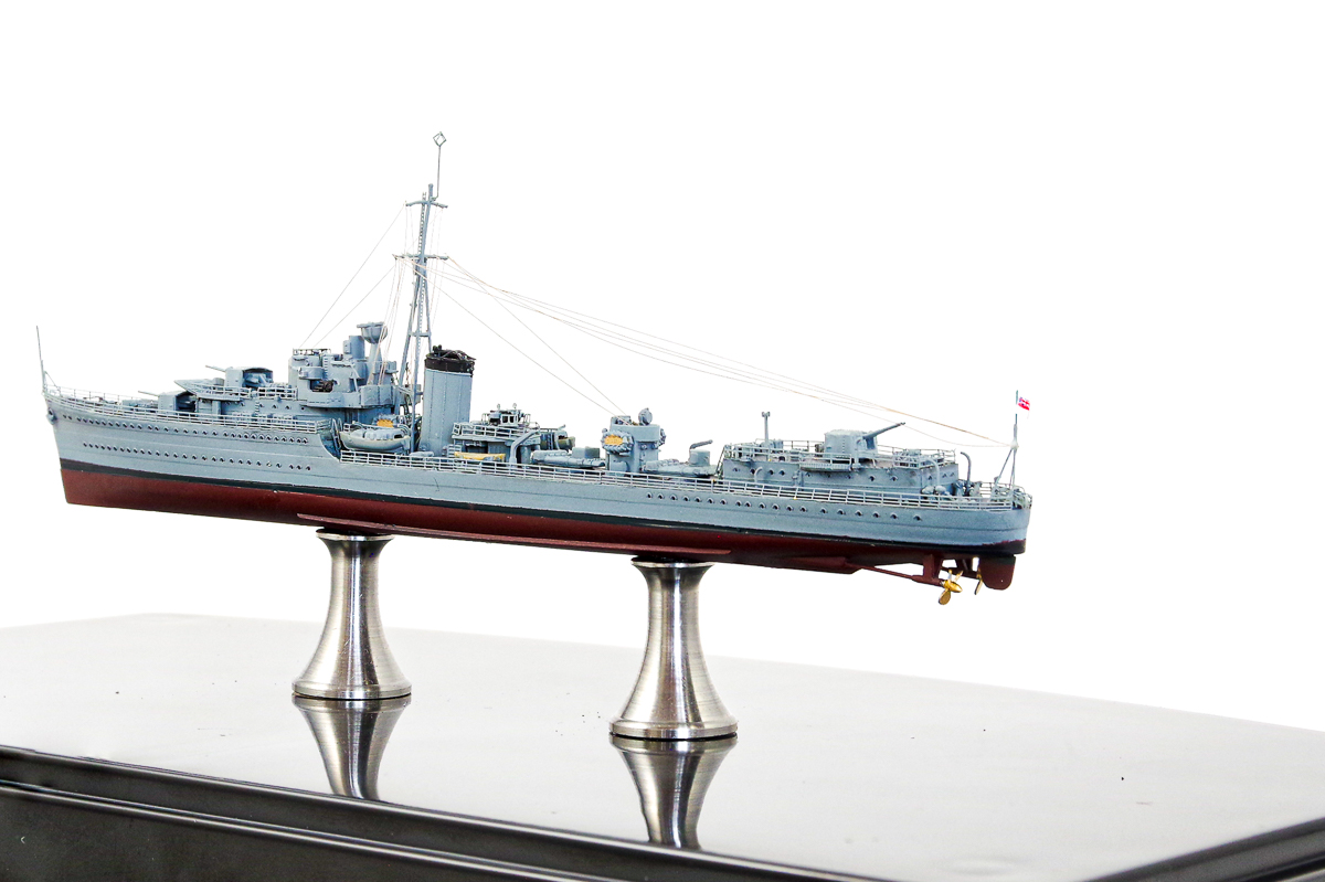 フライホーク　1/700 イギリス海軍　駆逐艦　ケリー　プラモデル　完成品