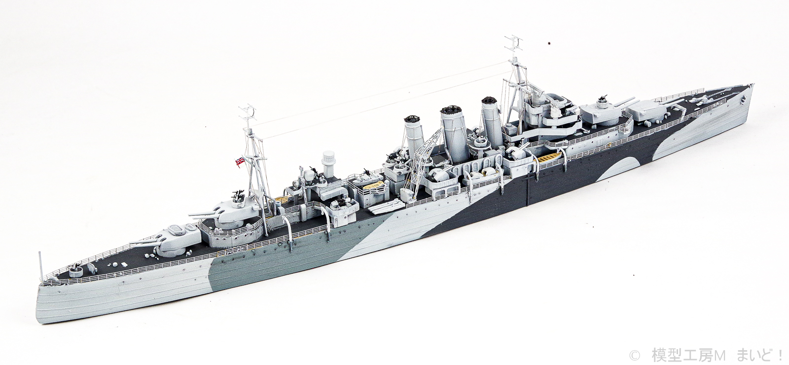 アオシマ　1/700 イギリス海軍重巡洋艦ノーフォーク　プラモデル　精密完成品