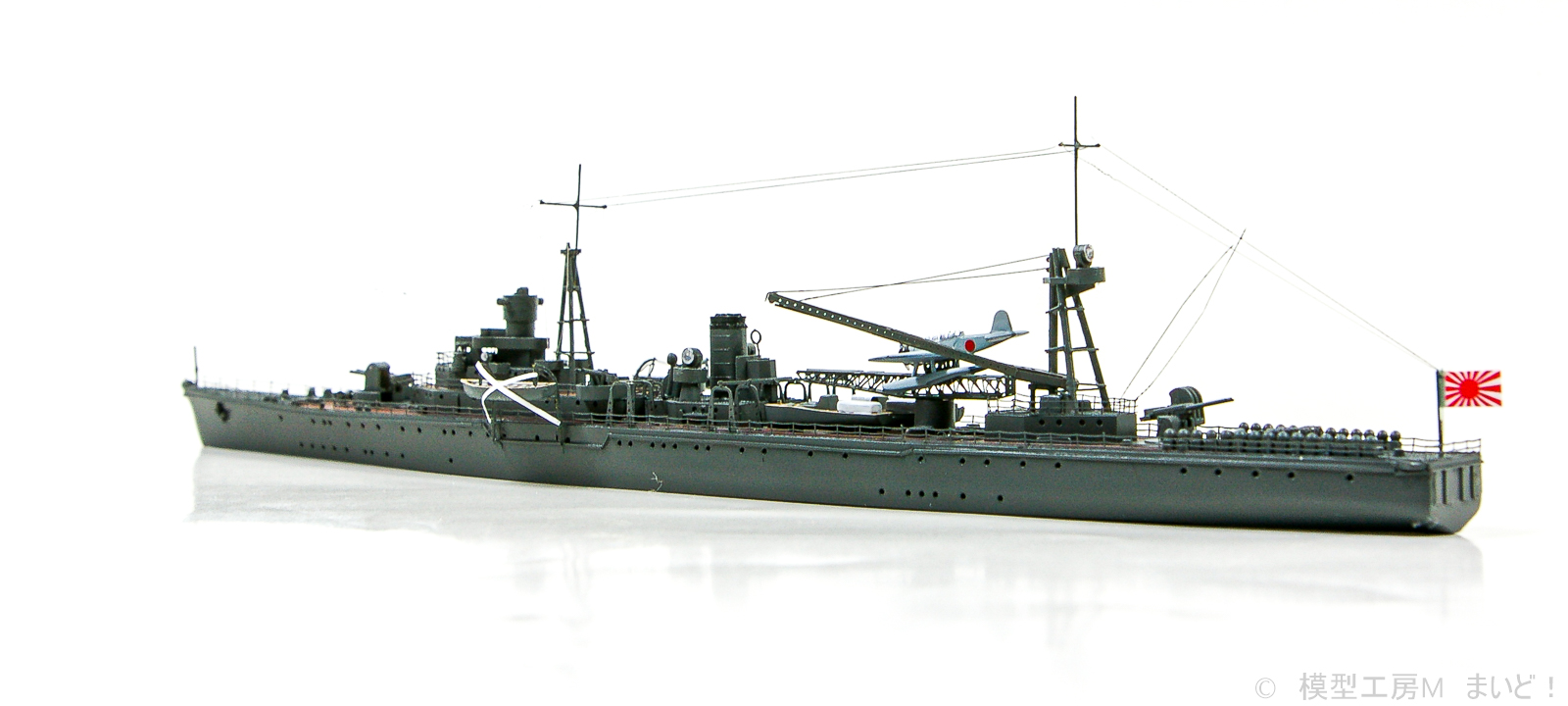 フジミ　1/700　日本海軍敷設艦「津軽」プラモデル　精密完成品
