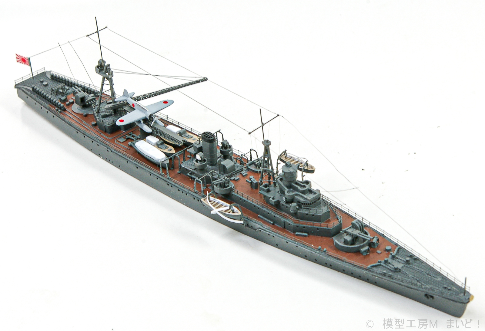フジミ　1/700　日本海軍敷設艦「津軽」プラモデル　精密完成品