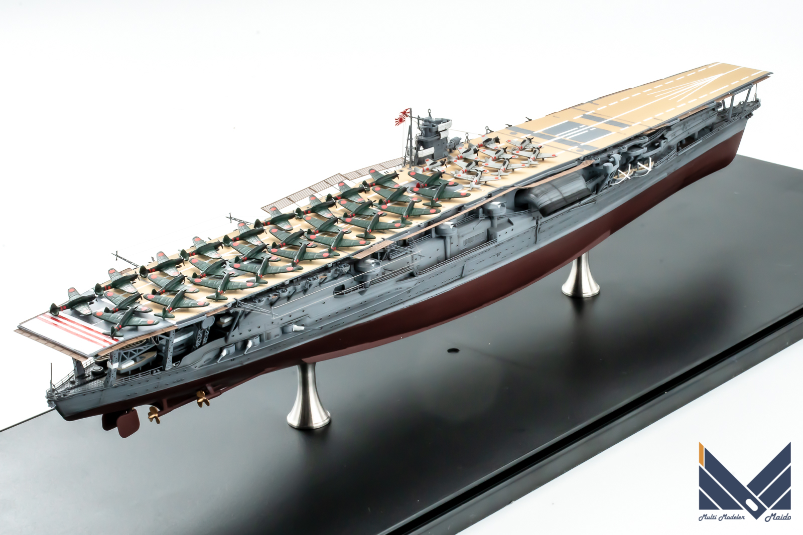 ハセガワ 1/700 日本海軍航空母艦「赤城」完成品 真珠湾攻撃時 HASEGAWA IJN AKAGI- 模型工房M