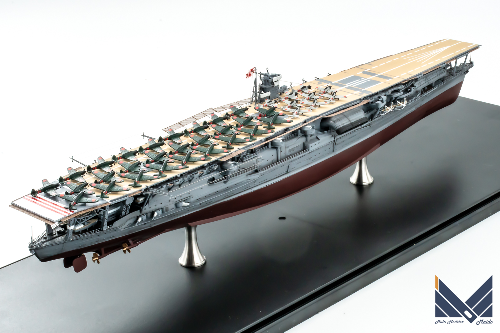 ハセガワ 1/700 日本海軍航空母艦「赤城」完成品 真珠湾攻撃時