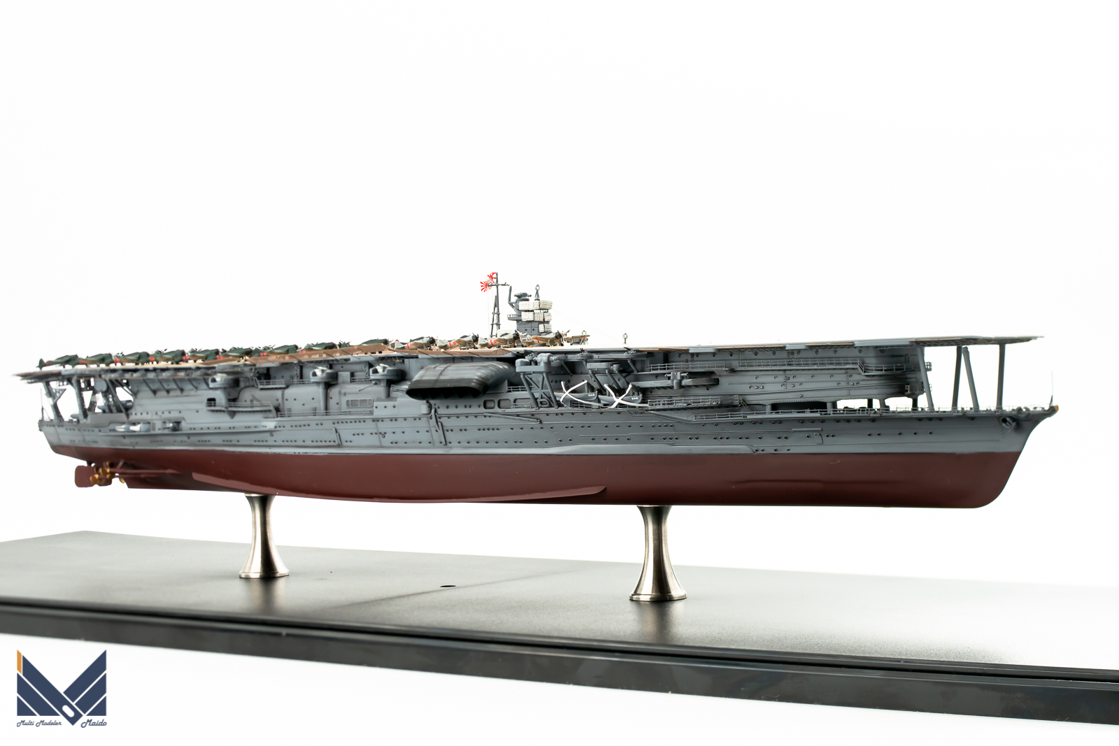 ハセガワ　1/700　日本海軍航空母艦　赤城　フルハル　真珠湾攻撃　プラモデル　完成品