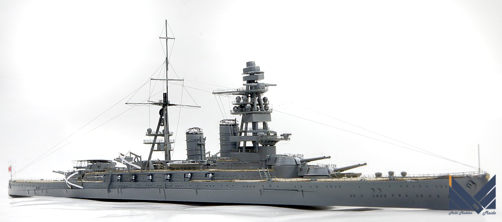 フジミ　1/700　日本海軍巡洋戦艦　天城　プラモデル　完成品