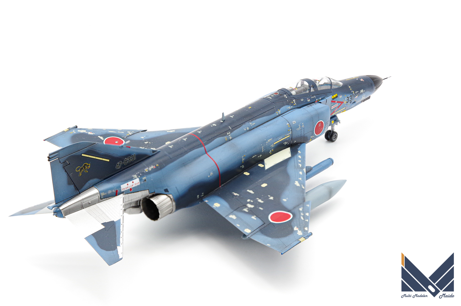 ファインモールド　1/72 航空自衛隊F-4EJ改　プラモデル　洋上迷彩　完成品