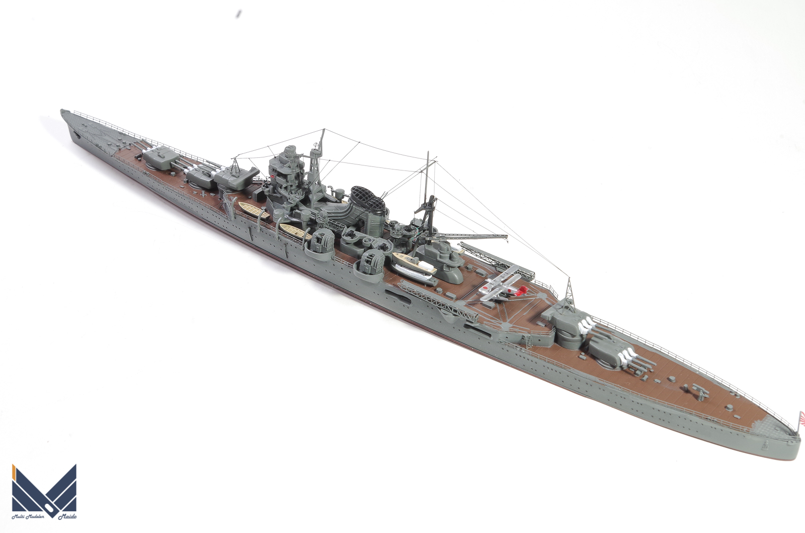 タミヤ 1/700 軽巡洋艦「最上」 完成品 IJN MOGAMI TAMIYA - 模型工房M