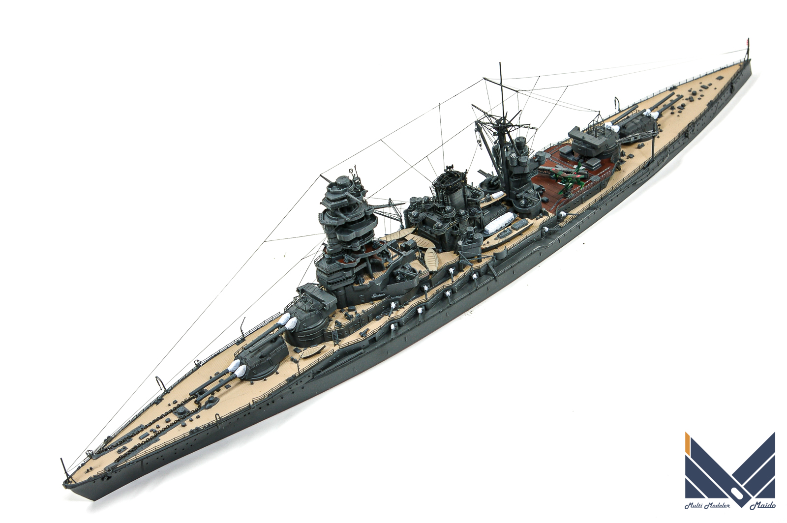 フジミ 1/700 日本海軍戦艦「長門」完成品 FUJIMI NAGATO - 模型工房M