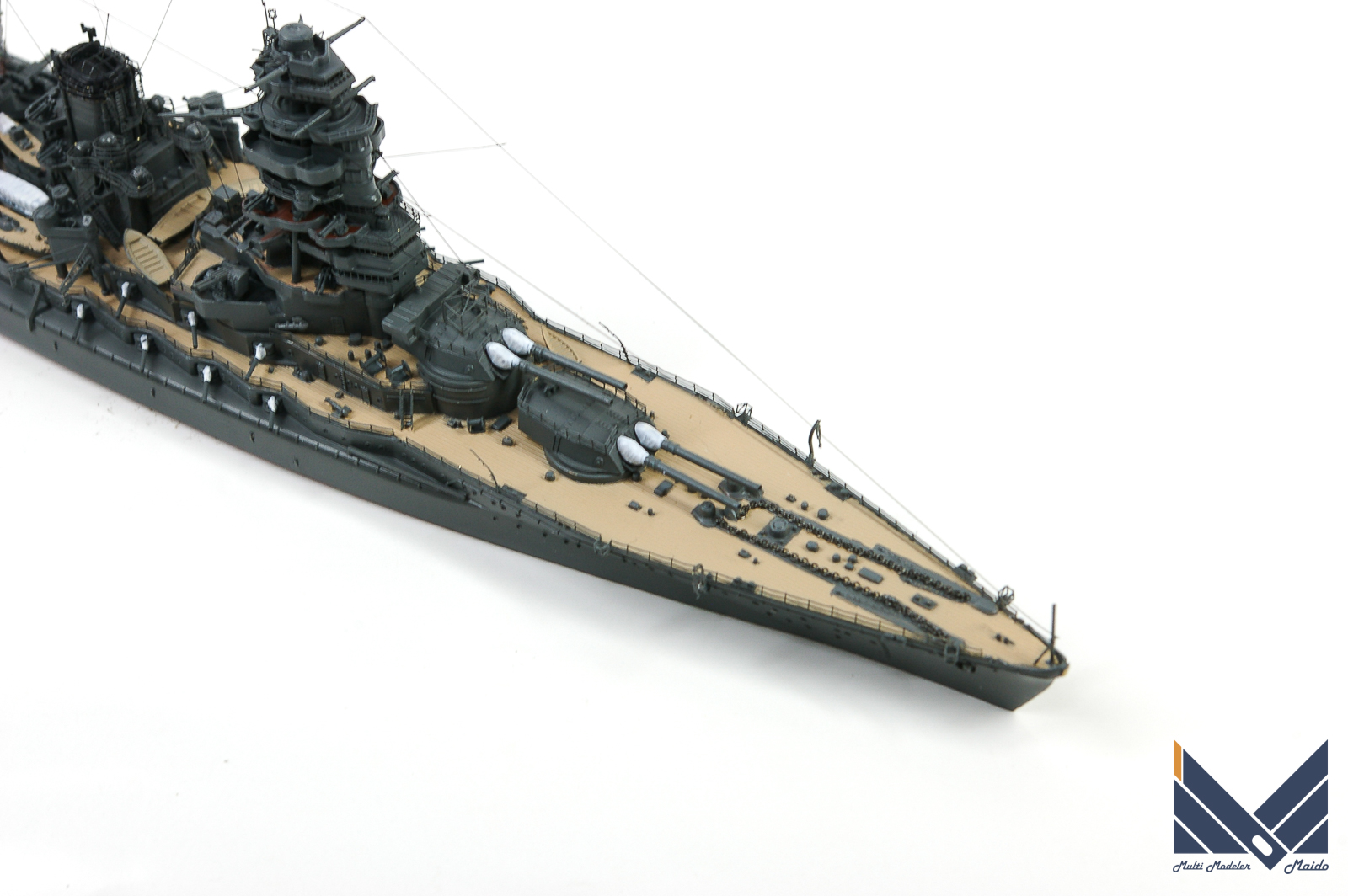 フジミ　1/700 日本海軍戦艦長門　プラモデル　完成品