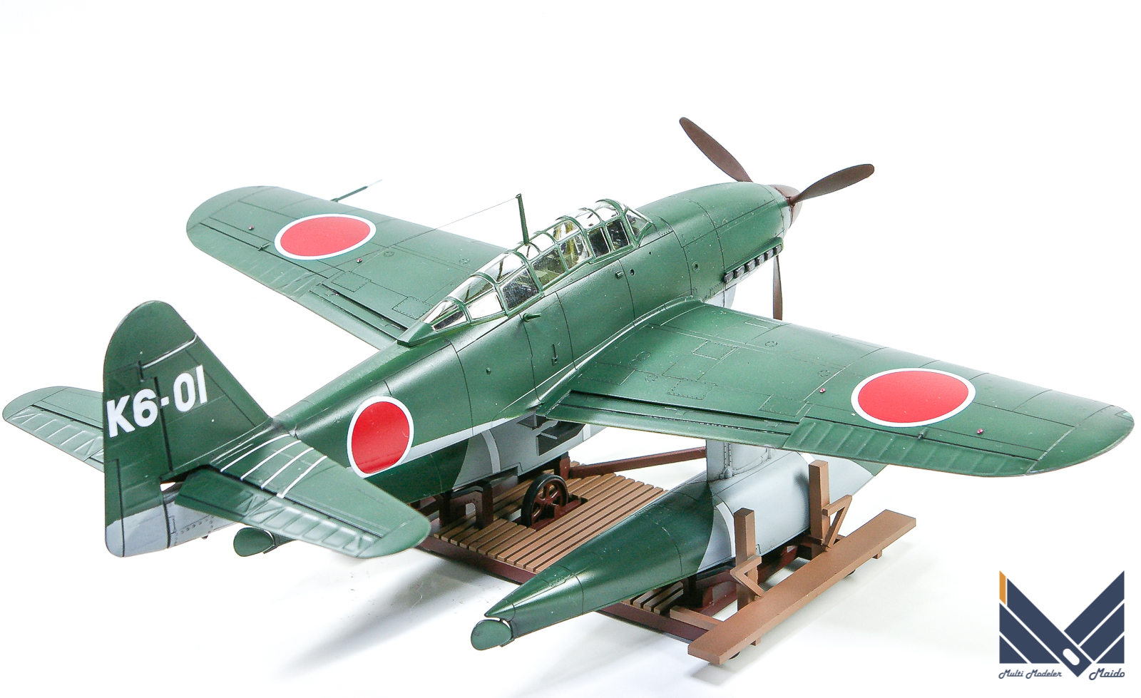 タミヤ 1/48 特殊攻撃機「晴嵐」完成 TAMIYA M6A1 Seiran - 模型工房M