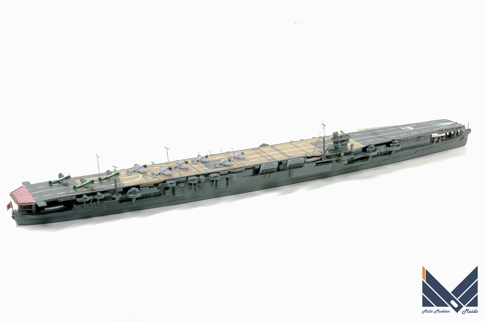 アオシマ　1/700　日本海軍航空母艦　蒼龍　プラモデル　完成品