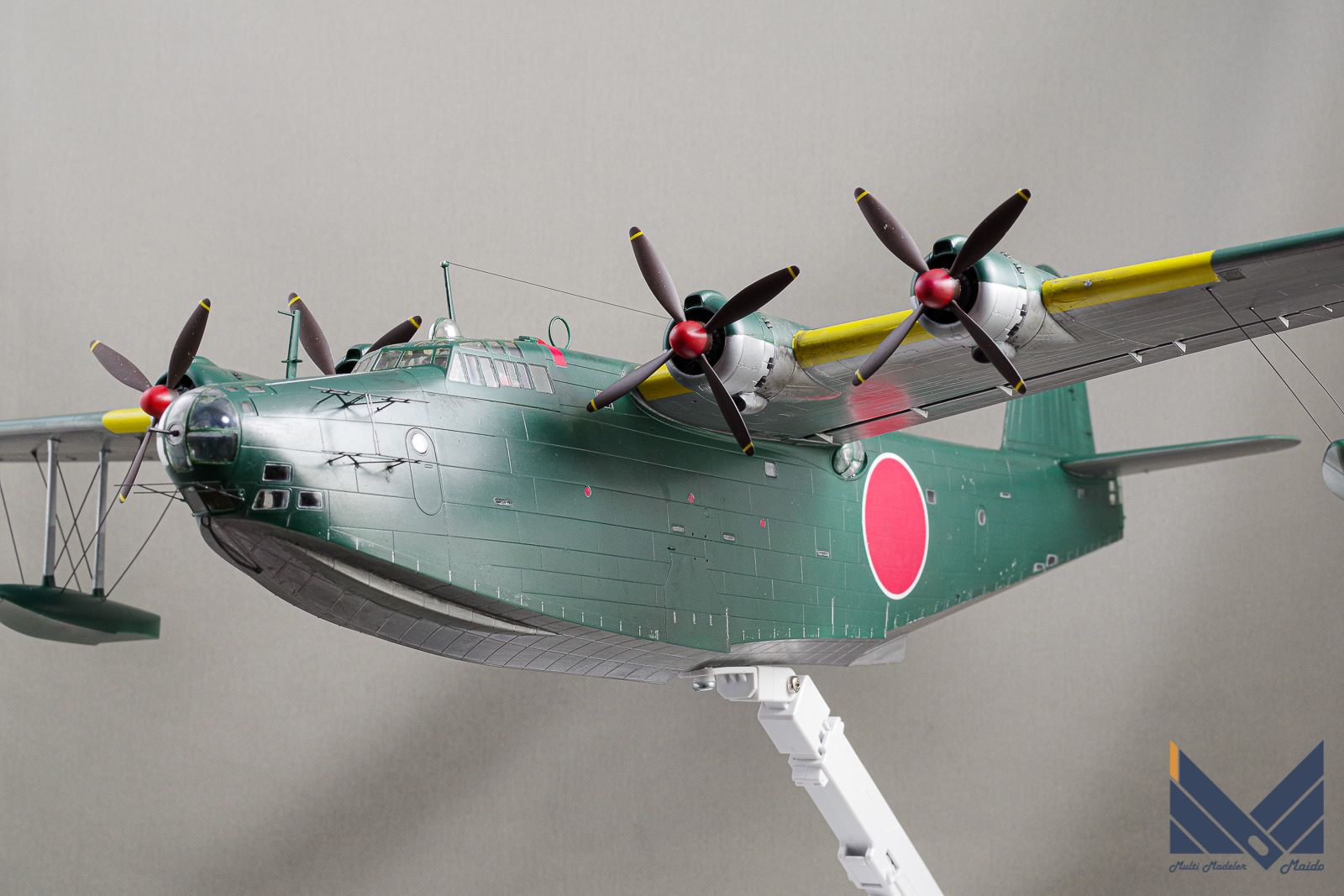 ハセガワ　1/72 二式飛行艇　二式大艇　プラモデル　完成品　丹作戦