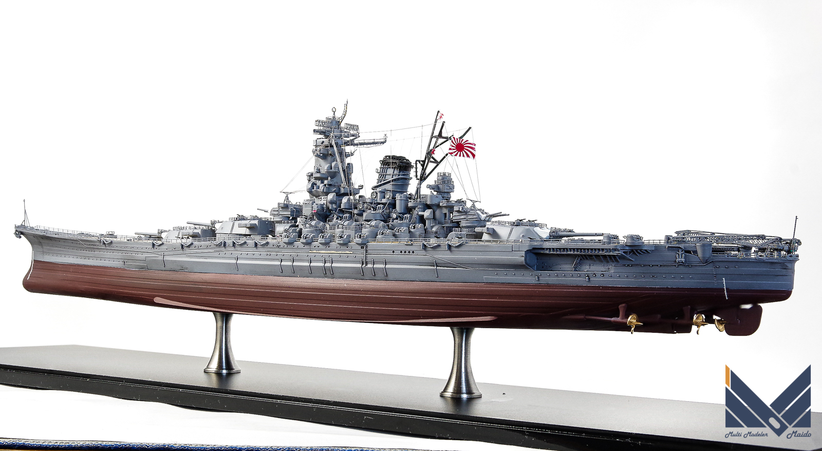 ピットロード 1/700 戦艦「大和」1945 最終時 完成品 PITROAD YAMATO 