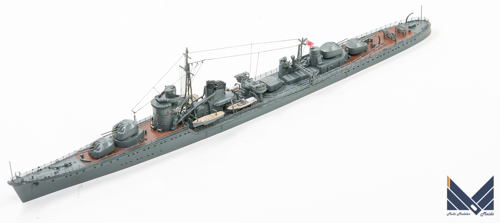 フジミ1/700 日本海軍駆逐艦「雪風」「三笠」プラモデル完成品