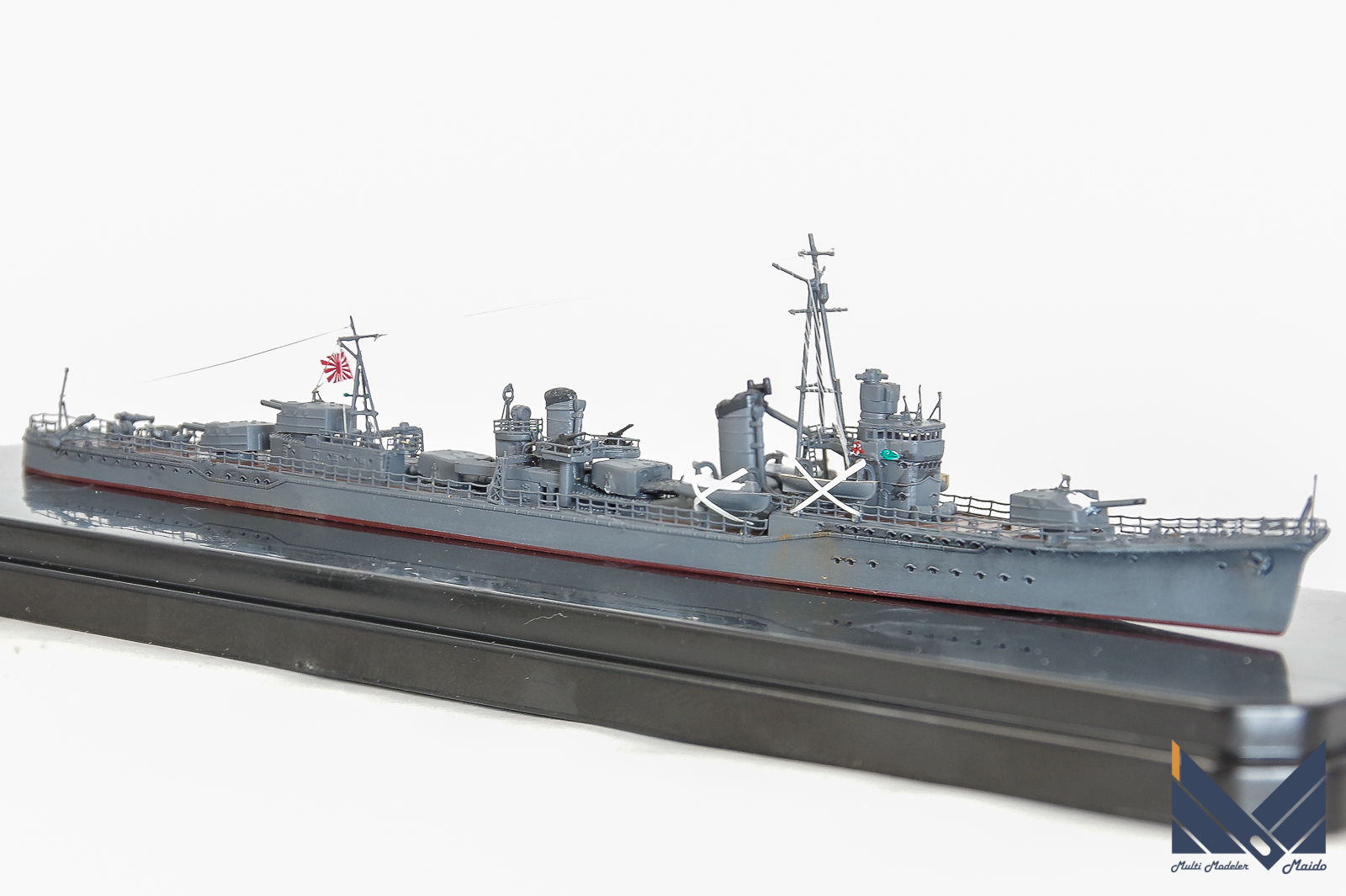 ハセガワ　1/700　日本海軍駆逐艦　朝潮　プラモデル　完成品