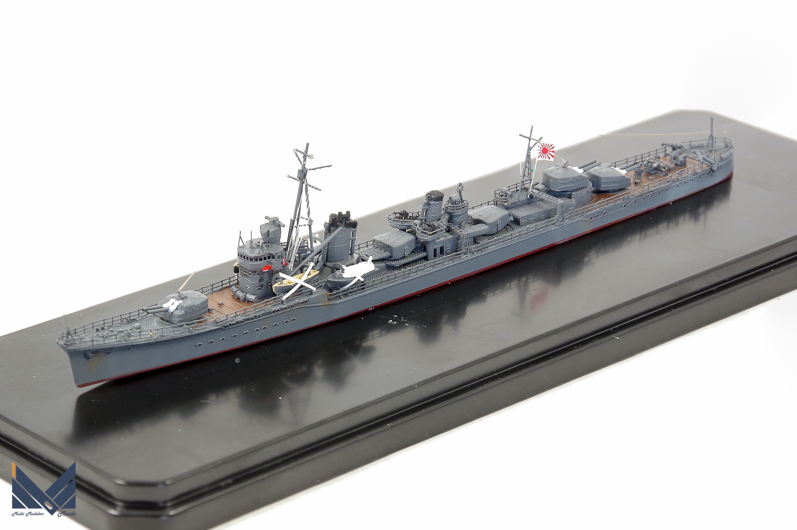 ハセガワ　1/700　日本海軍駆逐艦　朝潮　プラモデル　完成品