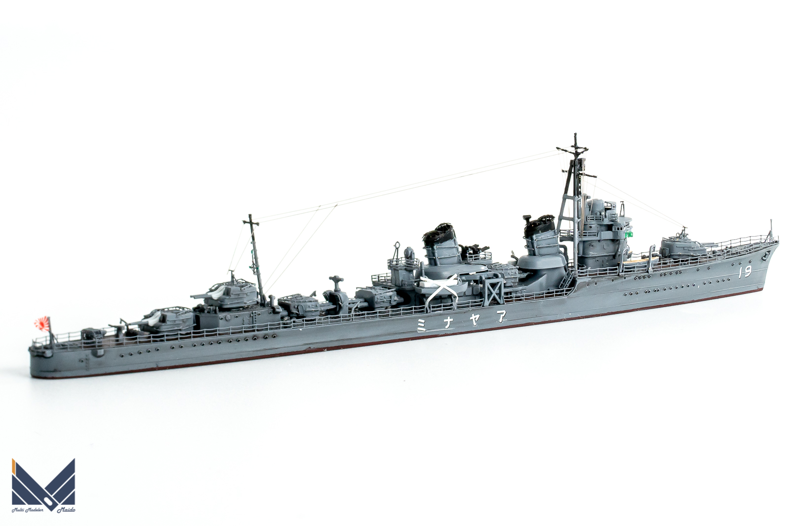 ヤマシタホビー　1/700　日本海軍駆逐艦　綾波　1939　プラモデル　完成品