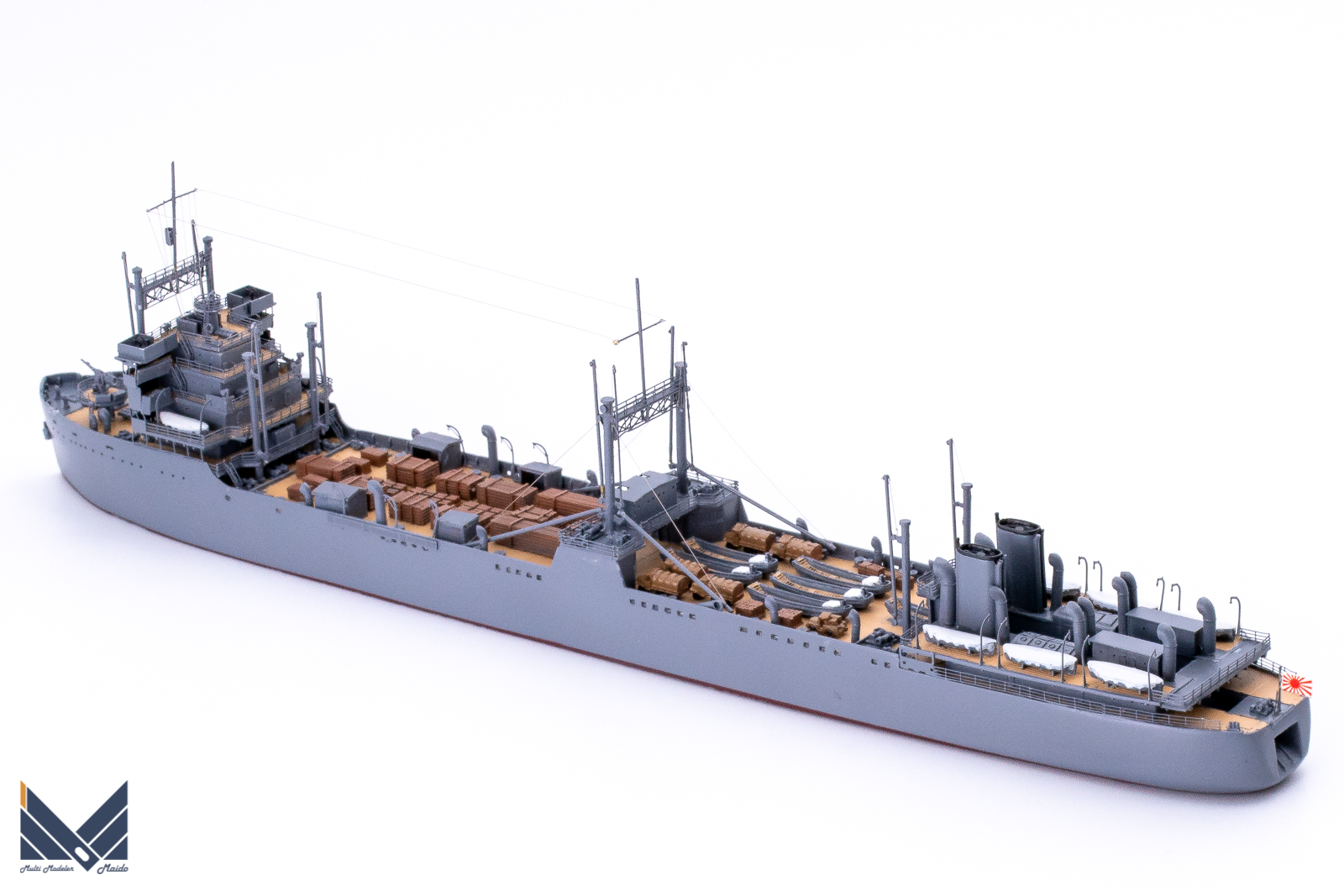 NIKOモデル 1/700 日本海軍特設運送艦「第二図南丸」完成品 NIKO MODEL 