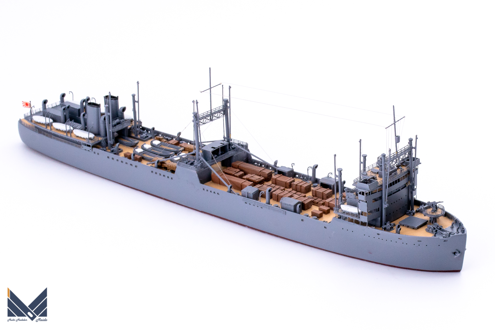 NIKOモデル　1/700 日本海軍特設給油船　第二図南丸　レジンキット　完成品