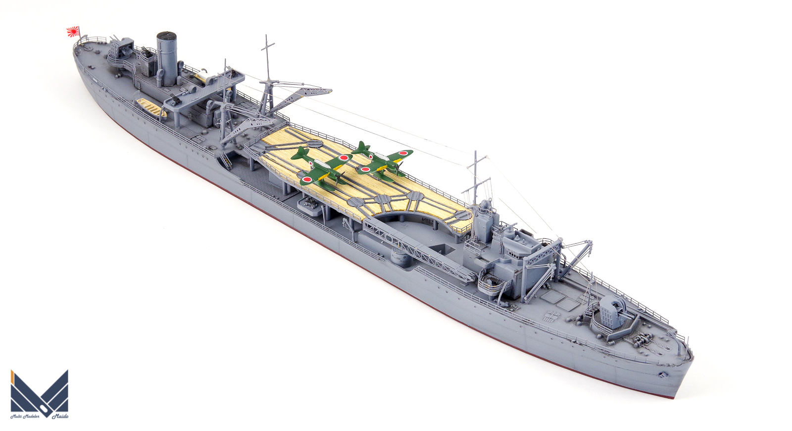 アオシマ　1/700 日本海軍給油艦　速吸　プラモデル　完成品