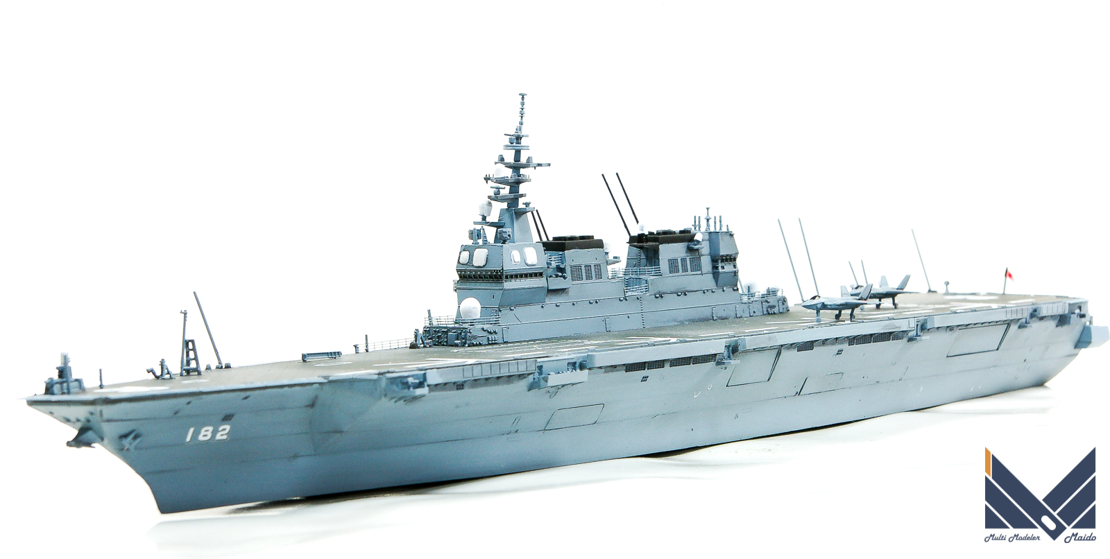 アオシマ 1/700 海上自衛隊DDH「いせ」 完成品 JMSDF ISE AOSHIMA完成 