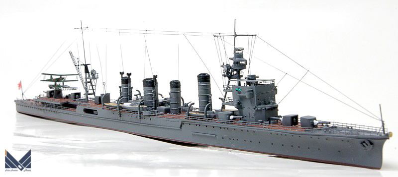 アオシマ 1/700 日本海軍軽巡洋艦 神通 完成品 Jintsu Aoshima - 模型工房M