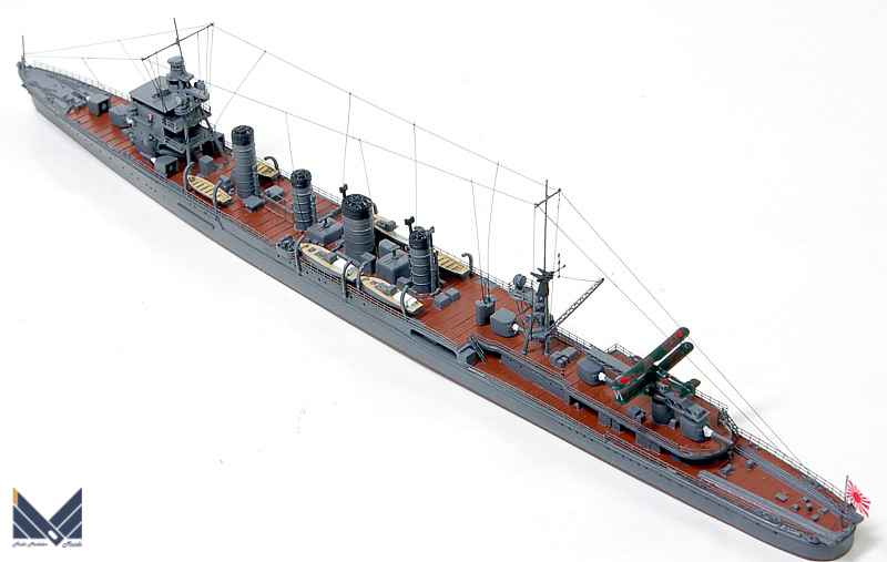 アオシマ　1/700 日本海軍軽巡洋艦　神通　プラモデル　完成品