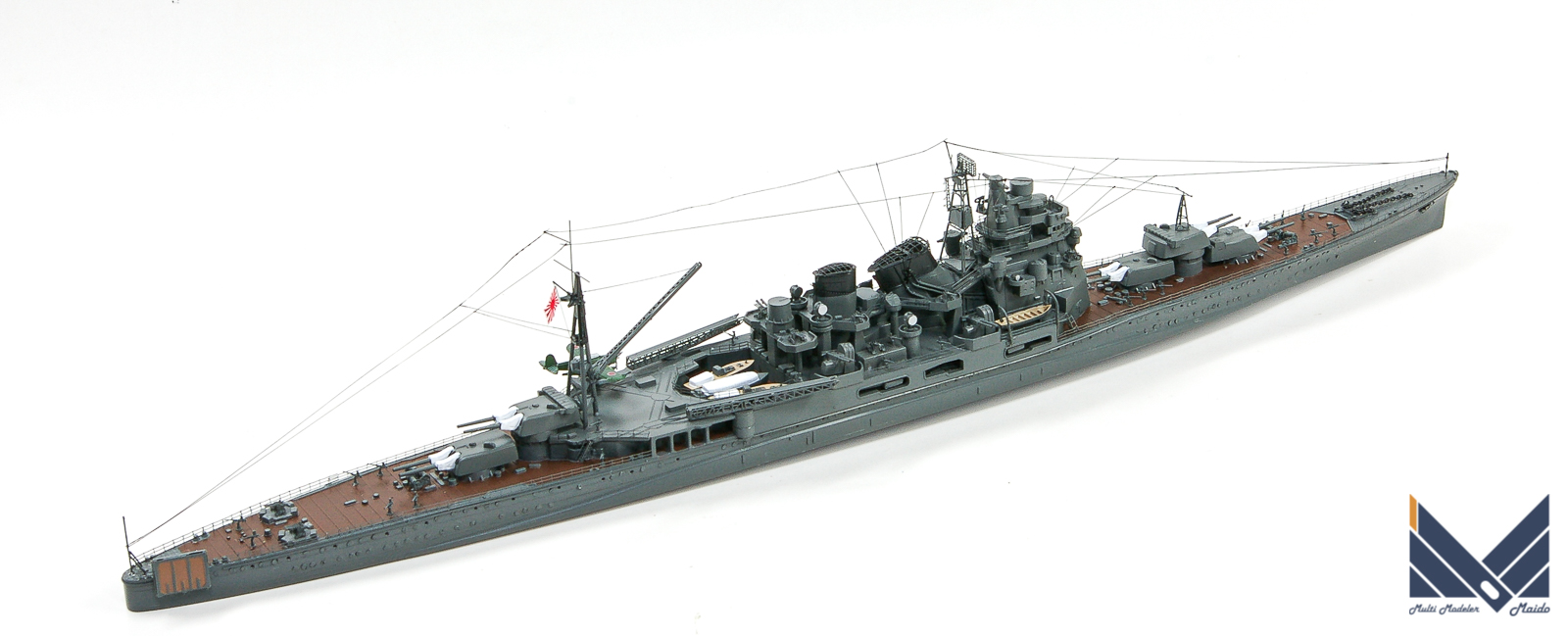 アオシマ 1/700 日本海軍重巡洋艦「高雄」1944 完成品 TAKAO AOSHIMA 