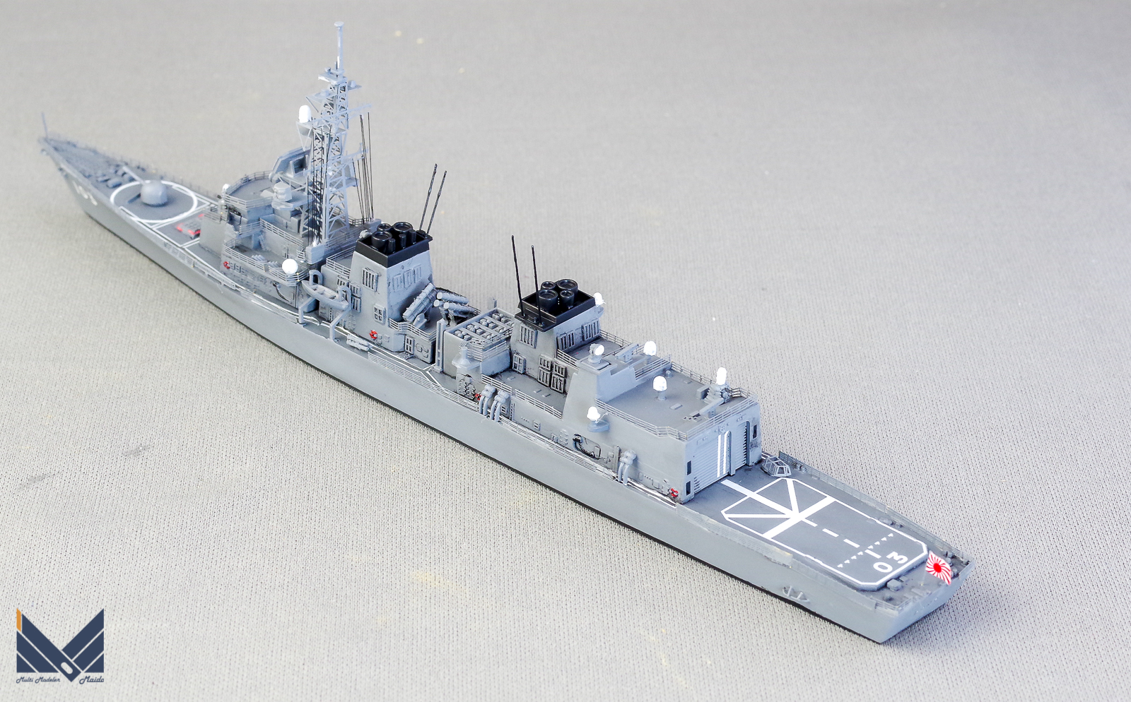 ピットロード　1/700　海上自衛隊むらさめ型護衛艦　ゆうだち　プラモデル　完成品