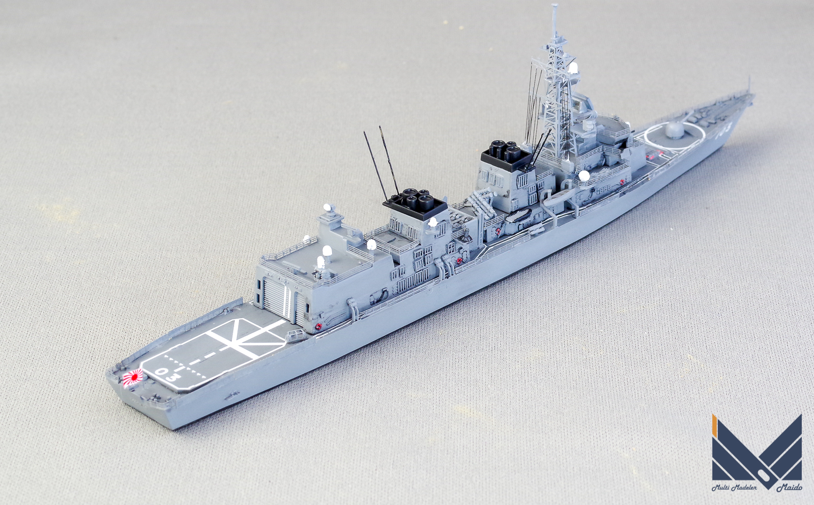 ピットロード　1/700　海上自衛隊むらさめ型護衛艦　ゆうだち　プラモデル　完成品