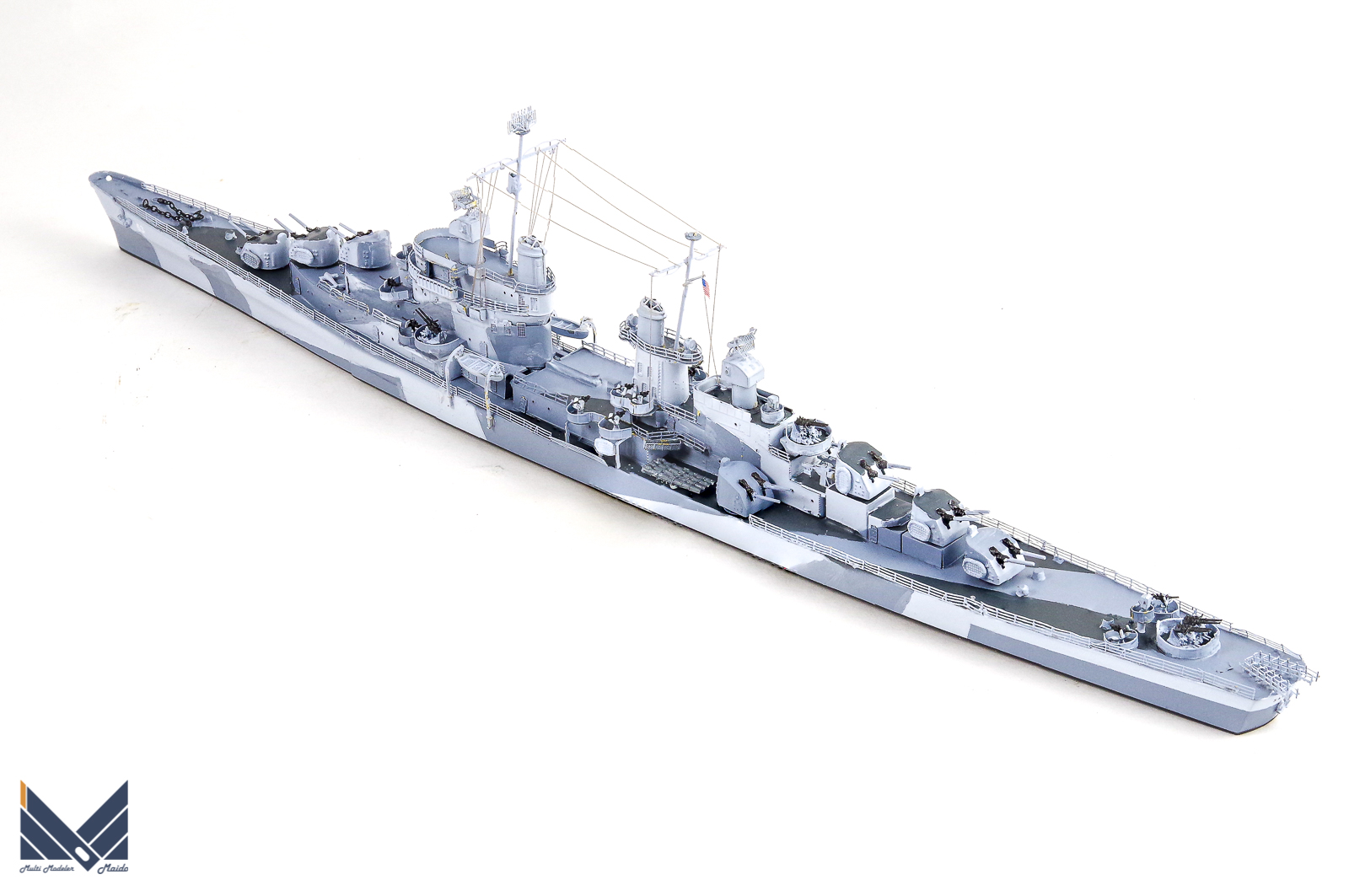 ドラゴン　1/700　アメリカ海軍　アトランタ級軽巡洋艦　サン・ディエゴ　プラモデル　完成品