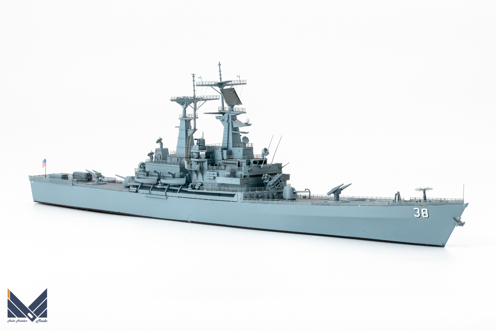 サイバーホビー／ドラゴン　1/700　原子力巡洋艦　ヴァ―ジニア　プラモデル完成品