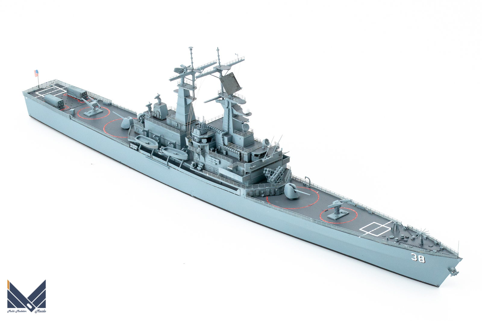 サイバーホビー／ドラゴン　1/700　原子力巡洋艦　ヴァ―ジニア　プラモデル完成品