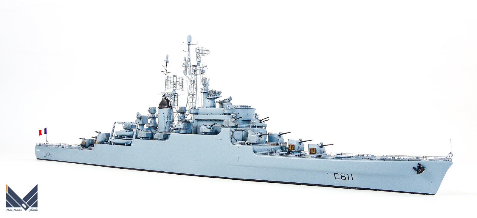 NIKOモデル　1/700　フランス海軍防空巡洋艦　コルベール　レジンキット　完成品