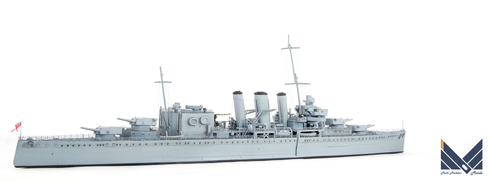 アオシマ 1/700 イギリス重巡洋艦「コーンウォール」完成品 AOSHIMA 