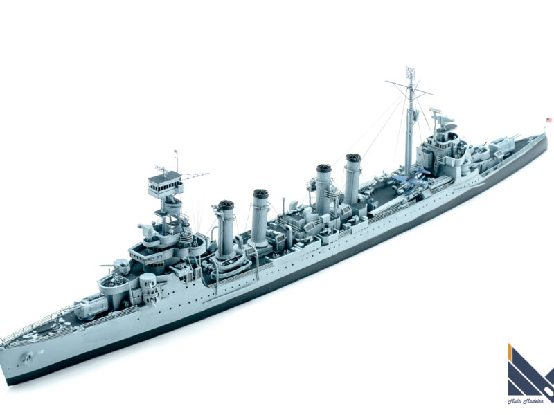 NIKOモデル　1/700　アメリカ海軍軽巡洋艦マーブルヘッド　レジンキット　完成品