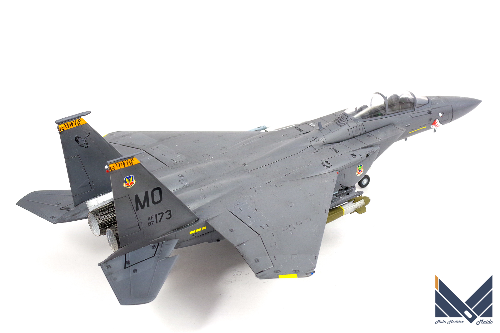 ピットロード／グレートウォールホビー　アメリカ空軍戦闘爆撃機　F-15E　プラモデル　完成品