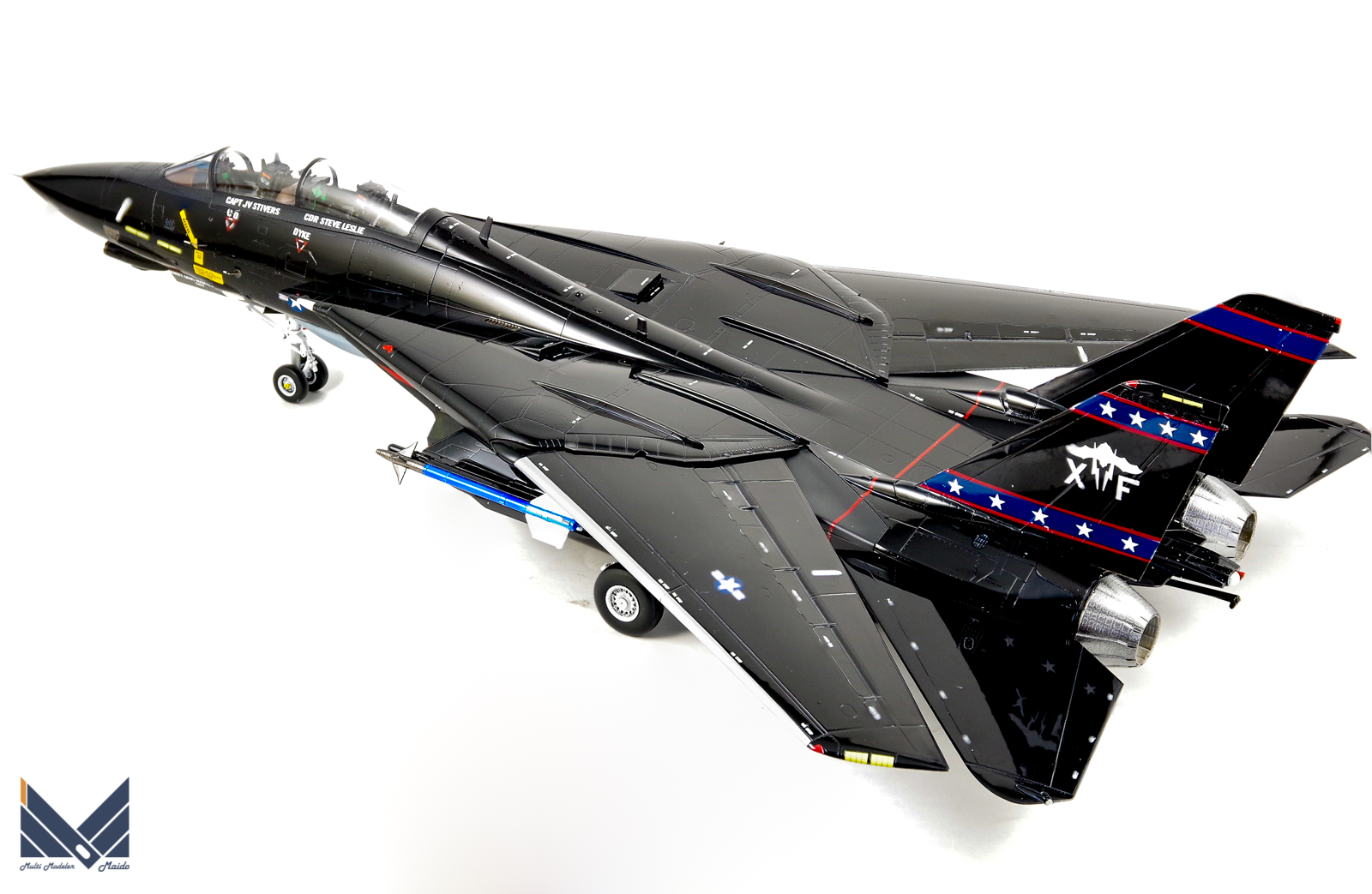 タミヤ　1/48 F-14D　VX-9　ヴァンディ１　プラモデル　完成品