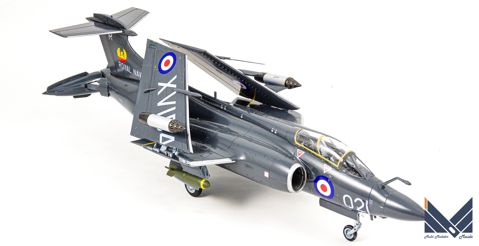 エアフィックス　1/72 イギリス海軍　バッカニアS2C　プラモデル　完成品