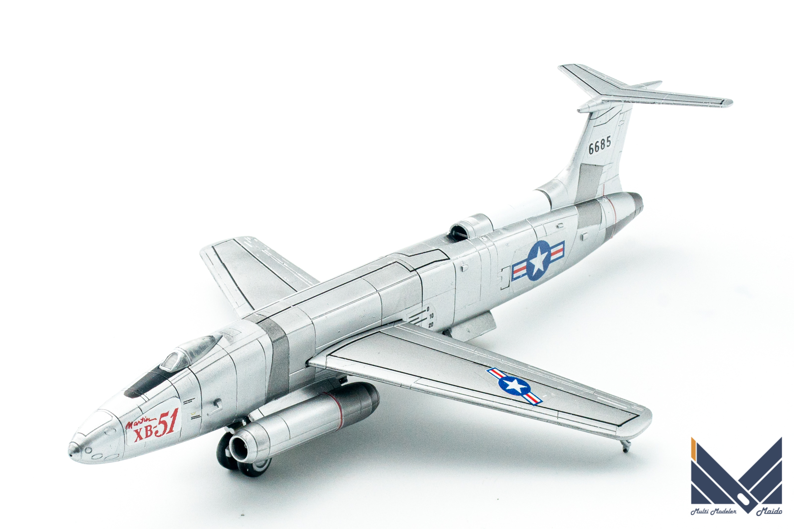 ビーバーコーポレーション 1/144 アメリカ空軍試作爆撃機XB-51 完成品 