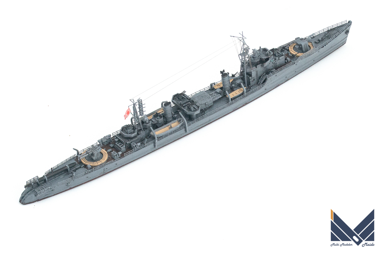 ヤマシタホビー　1/700　日本海軍　橘型駆逐艦　梨　プラモデル　完成品