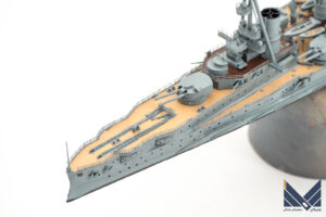 コンブリック　1/700　ドイツ海軍装甲巡洋艦　ブルッヒャー　製作中
